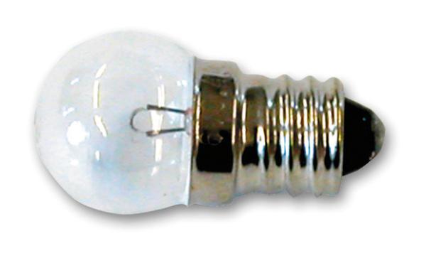 R&uuml;cklichtbirne mit Gewinde 6V 0.6W E10 