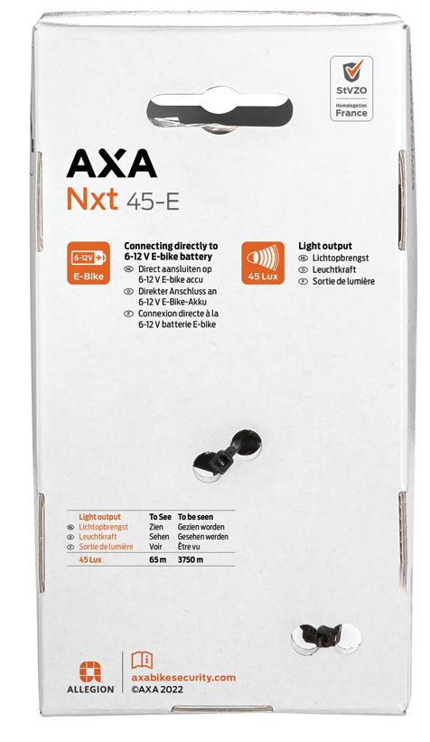 AXA Scheinwerfer Nxt 45 E-Bike 6-12V  Produktbild 5