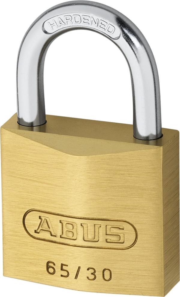 Abus Vorhangschloss 65/30 Messing  Produktbild 1