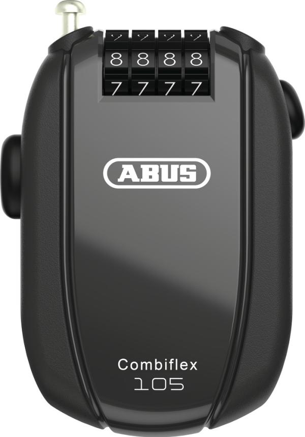 Abus Spezialschloss Combiflex Rest 105 Code mit Halter CHR schwarz  Produktbild 1