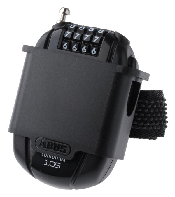 Abus Spezialschloss Combiflex Rest 105 Code mit Halter CHR schwarz  Produktbild 2