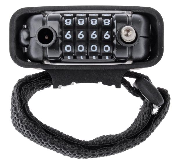 Abus Spezialschloss Combiflex Rest 105 Code mit Halter CHR schwarz  Produktbild 3