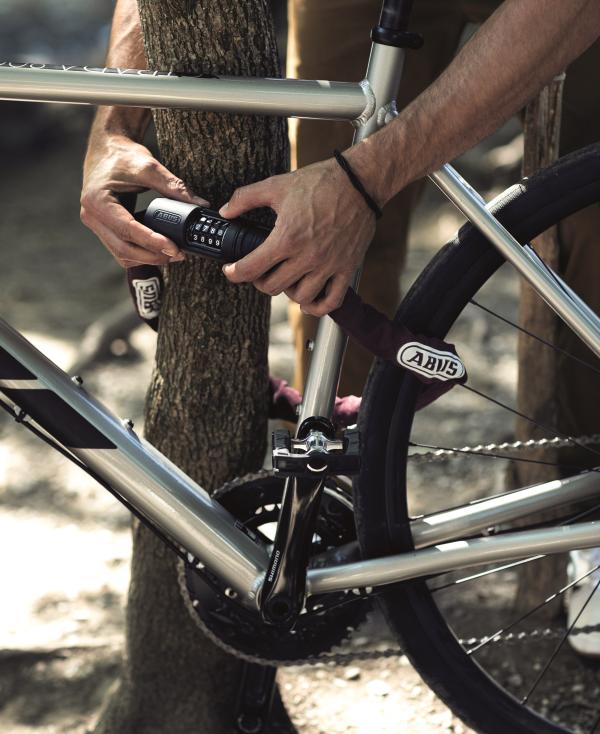 Abus Kettenschloss 8808C/110 Code ohne Halter schwarz  Produktbild 1