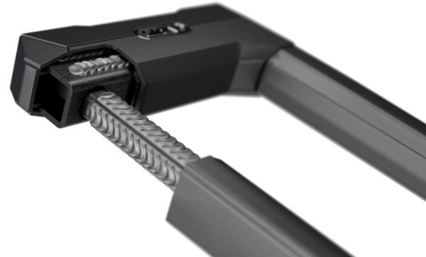 Abus B&uuml;gelschloss Granit Super Extreme 2500 165x230 mit Halter USH2500 schwarz  Produktbild 2