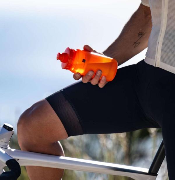 Elite Bidon Fly Tex 550 ml clear orange  Produktbild 1