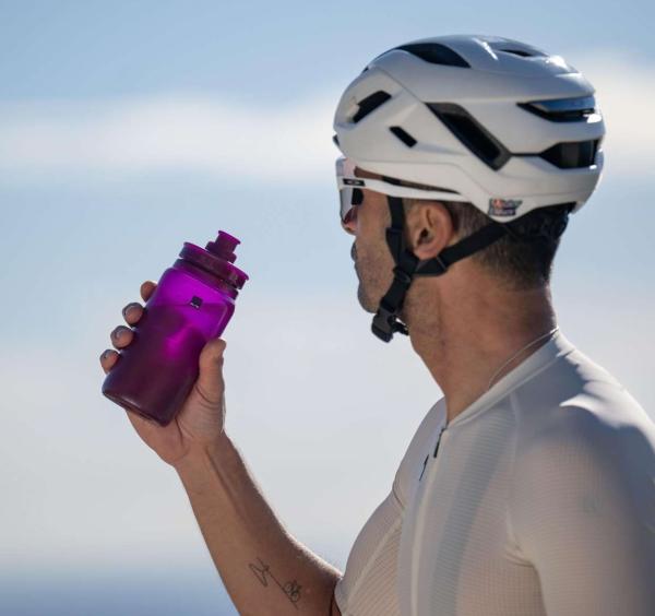 Elite Bidon Fly Tex 550 ml clear purple  Produktbild 1