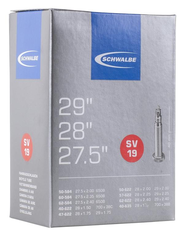 Schwalbe Schlauch SV19 27.5-29" 40/62-584/635 Prestaventil  Produktbild 1