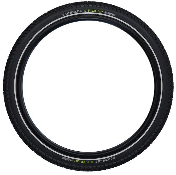 Schwalbe Pneu Pick-Up 20x2.35 Starr mit Reflexstreifen black  Produktbild 2
