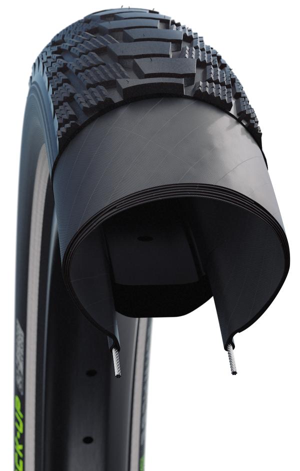 Schwalbe Pneu Pick-Up 27.5x2.60 Starr mit Reflexstreifen black  Produktbild 3