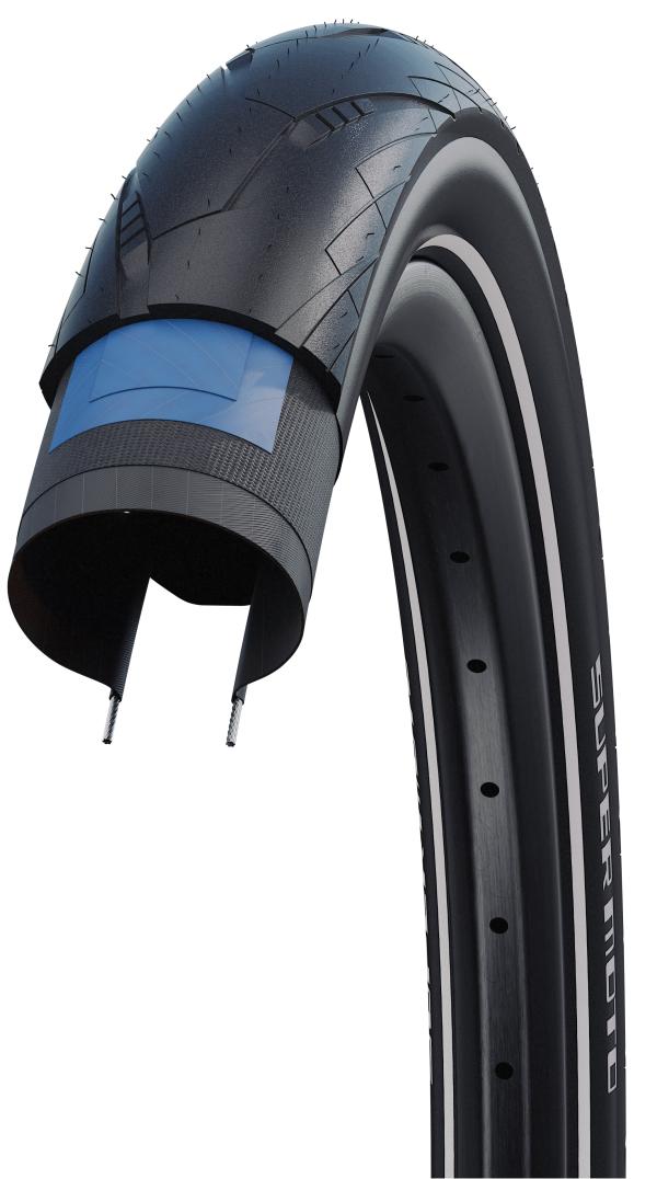 Schwalbe Pneu Super Moto 27.5x2.40 Starr mit Reflexstreifen black  Produktbild 2