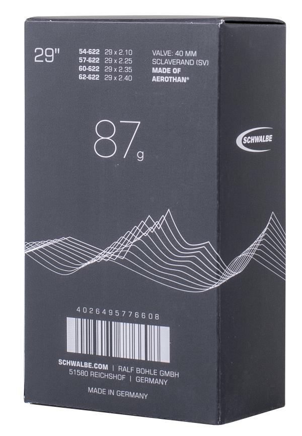 Schwalbe Schlauch SV19E Aerothan 29" 54/62-622 Prestaventil 40mm  Produktbild 3