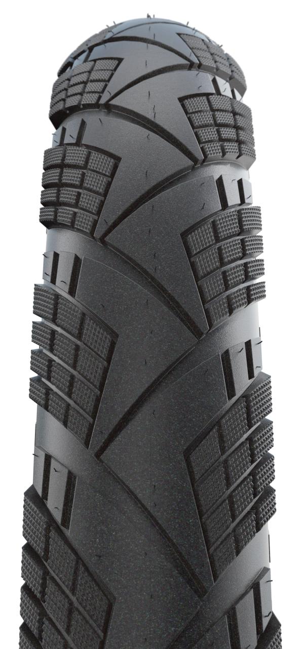 Schwalbe Pneu Marathon Efficiency 28x2.15 Falt mit Reflexstreifen black  Produktbild 1
