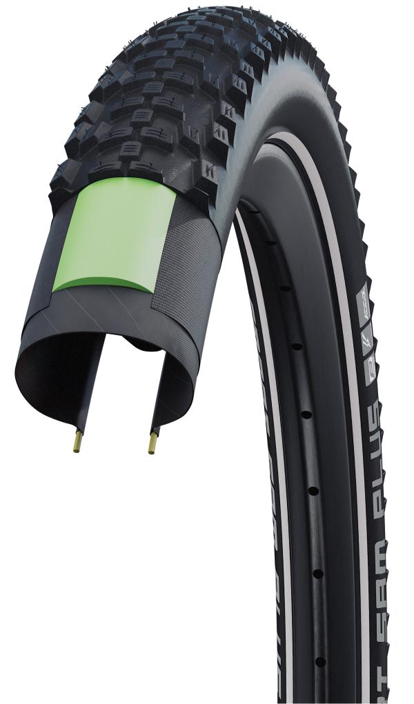 Schwalbe Pneu Smart Sam Plus DD 29x2.25 Addix starr mit Reflexstreifen black  Produktbild 2