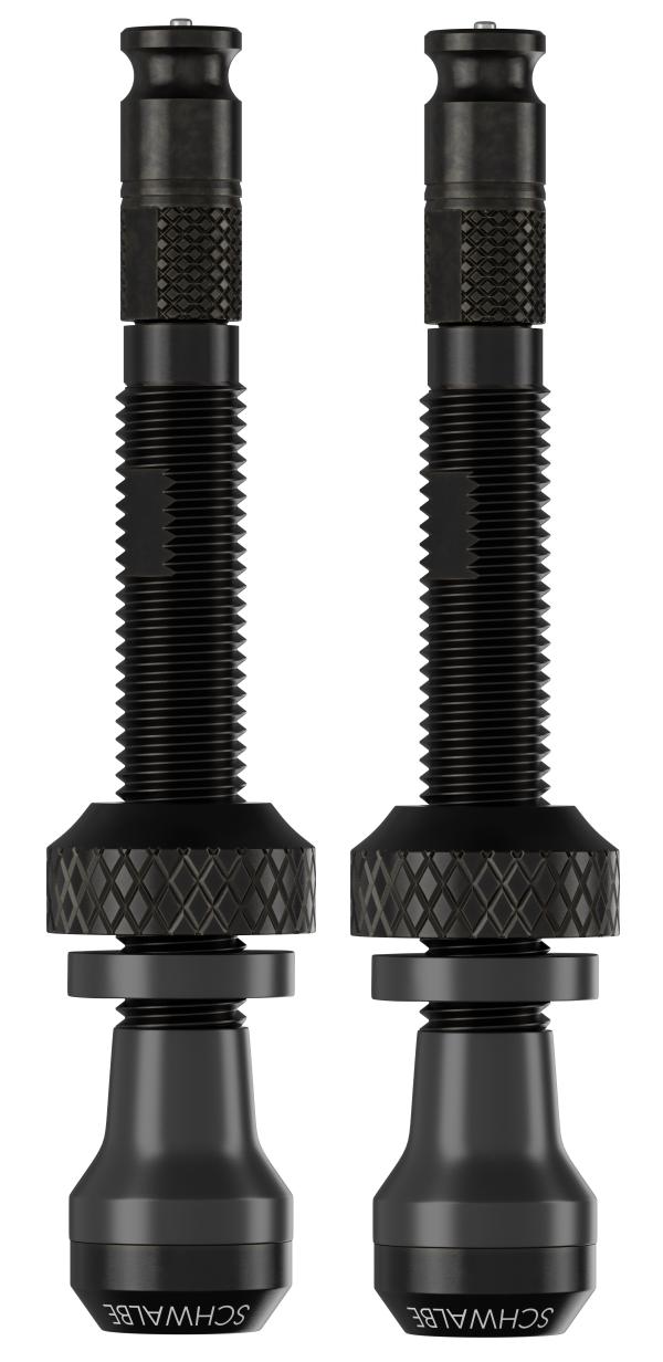 Schwalbe Tubeless Ventil Clik Valve 60 mm Set &agrave; 2 St&uuml;ck schwarz 