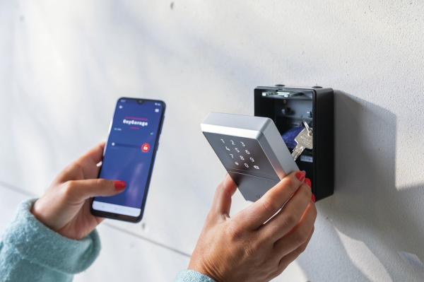 Abus KeyGarage 787 Smart-BT Wandmontage schwarz-silber  Produktbild 4