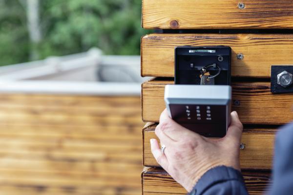 Abus KeyGarage 787 Smart-BT Wandmontage schwarz-silber  Produktbild 5