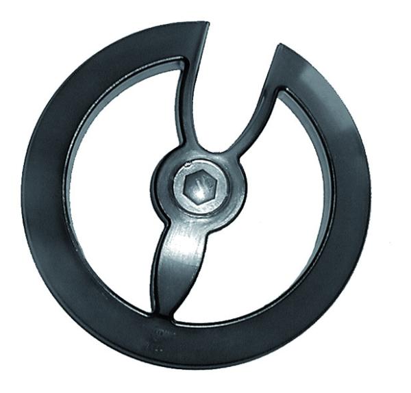 Hebie Hosenschutzscheibe 0324 42-44 Z&auml;hne rauchschwarz 