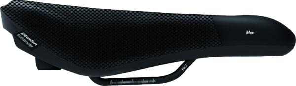 Terry Sattel Fisio ClimaVent Gel Man mit &Ouml;ffnung black  Produktbild 1