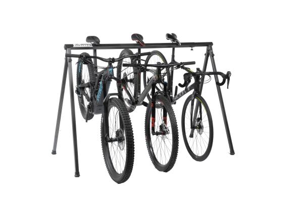 BiciSupport Ausstellungsst&auml;nder f&uuml;r bis zu 10 Bikes schwarz Nr. 320  Produktbild 1