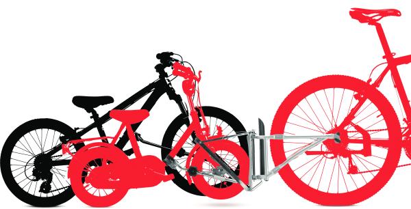 FollowMe Eltern-Kinder Tandemkupplung Inkl. Montage-Set f&uuml;r Schnellspanner  Produktbild 2