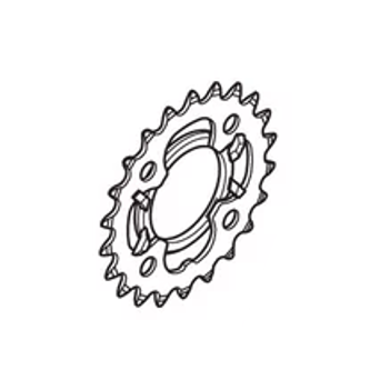 Shimano Kettenblatt ACERA FC-M391 26 Z&auml;hne mit Kettenschutz schwarz 