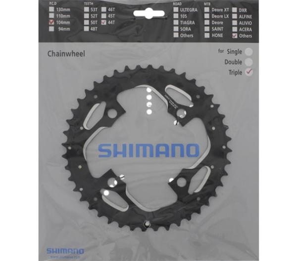Shimano Kettenblatt DEORE LX FC-T551 44 Z&auml;hne AE 