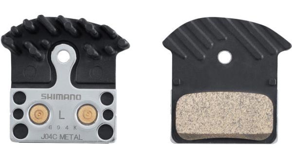 Shimano Bremsbel&auml;ge J04C Metall mit Lamellen Paar 