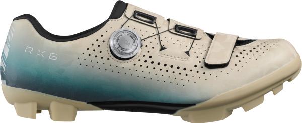 Shimano Men Gravel SH-RX6 Schuh SPD beige blue 44
