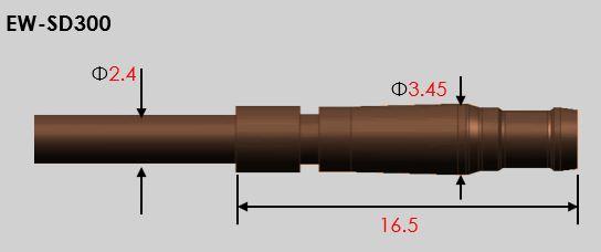 Shimano Elektro-Kabel EW-SD300 E-Tube/Di2 550mm intern schwarz Box  Produktbild 1