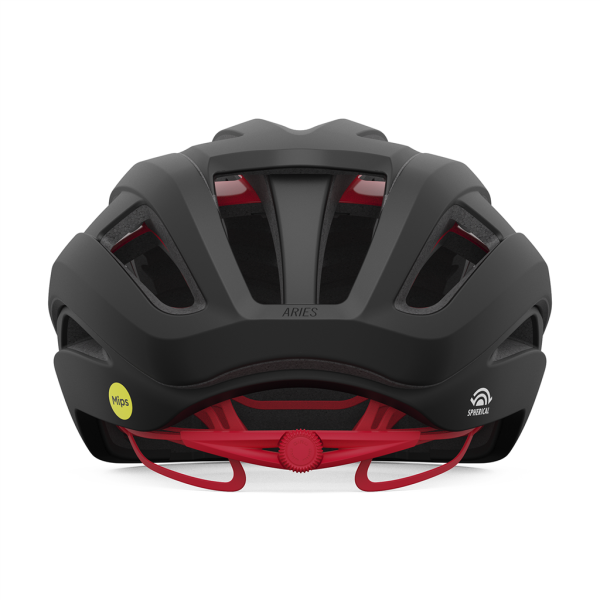Giro Aries Spherical MIPS Helmet L 59-63 matte carbon/red Unisex Produktbild 2