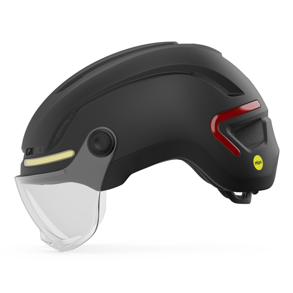 Giro Ethos LED Shield MIPS Helmet S 51-55 matte black Unisex Produktbild 1