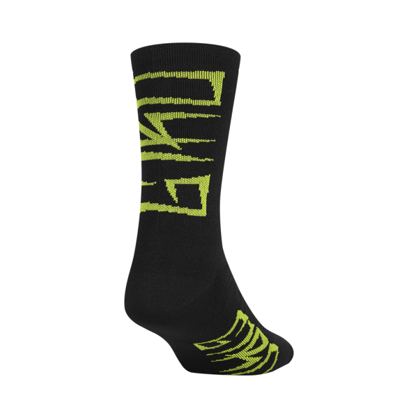 Giro Seasonal Merino Sock S black/lime breakdown Unisex Produktbild 1