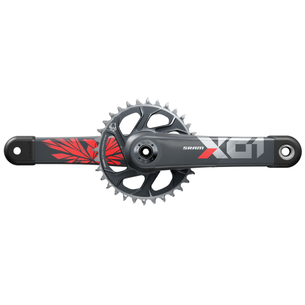 Sram Crankset X01 Eagle Boost DUB 175mm/32t red